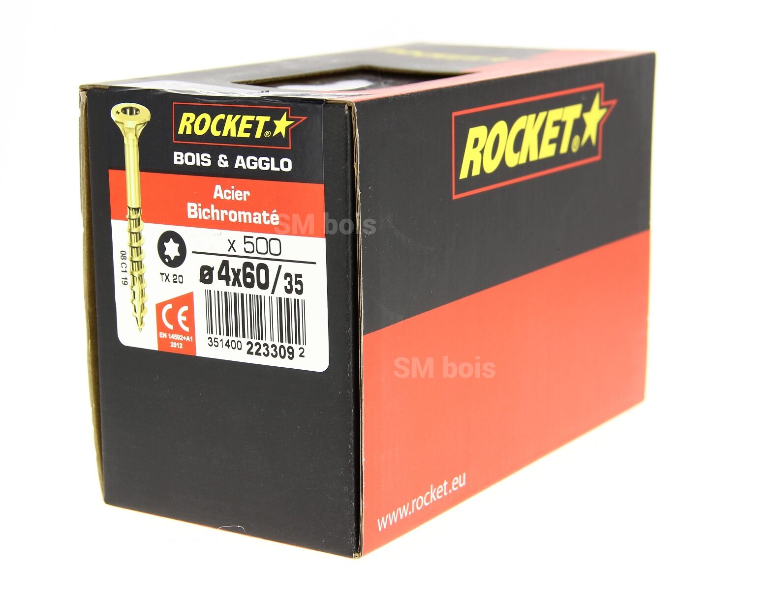 Vis Rocket 3.5 x 55 - Empreinte